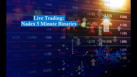 Nadex Live Account Trading 5 Minute Binaries Youtube