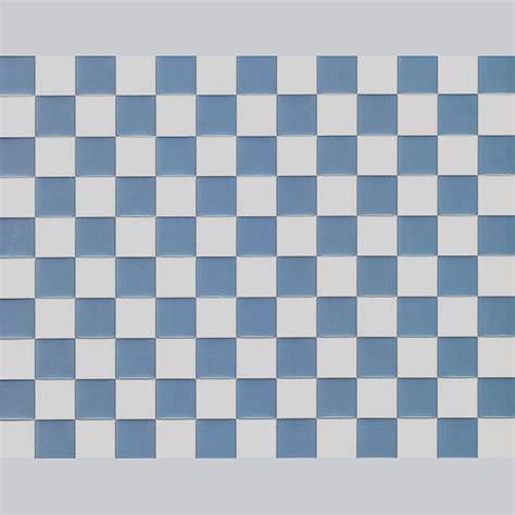 Fliesen mit extremen glanzeffekt durch die glasur oder der beimischung von reflektierenden werkstoffen, wie beispielweise bei perlmuttblau. Bodenfliesen, blau-weiß
