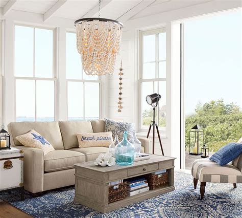 Amelia Wood Bead Chandelier Pottery Barn Decorating On A Budget