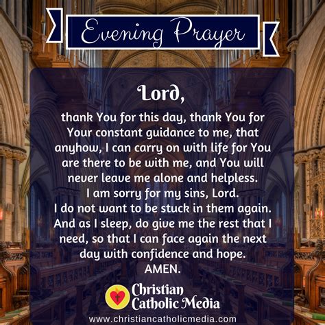 Evening Prayer Catholic Friday 12 27 2019 Christian Catholic Media