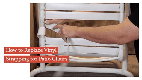How To Replace Vinyl Strapping For Patio Chairs Sunniland Patio Patio Furniture In Boca Raton