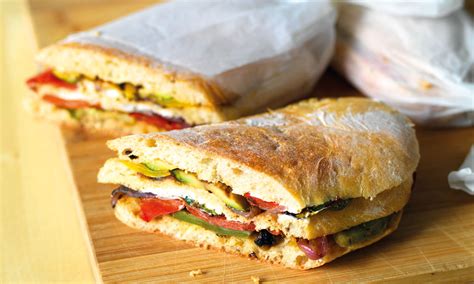 Pre diabetes recipes, prescott, arizona. Goat's cheese and roast vegetable pan bagnat | Diabetes UK