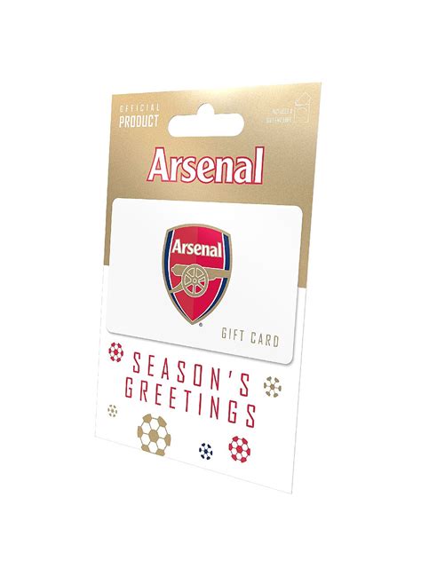 Arsenal Seasons Greetings T Card 100 Official Online Store