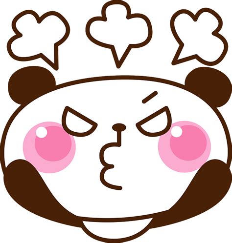 Giant Panda Is Angry Clipart Free Download Transparent Png Creazilla