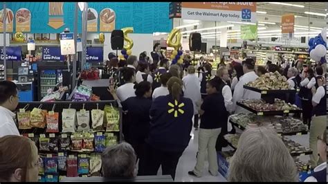 Walmart Re Grand Opening In Springdale Ar Youtube