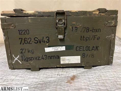 Armslist For Sale 762x39 Tracer Sv43 Ammo Sealed Crate 1220 Rounds