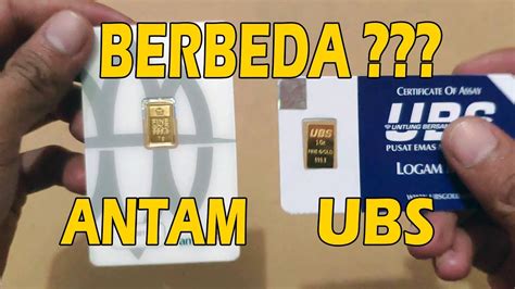 Perbedaan Emas Antam Dan Ubs Logam Mulia Youtube