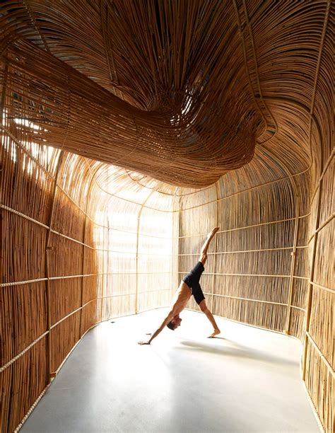 Rattan Yoga Pods Create Space Of Captivating Calmness For Studio In