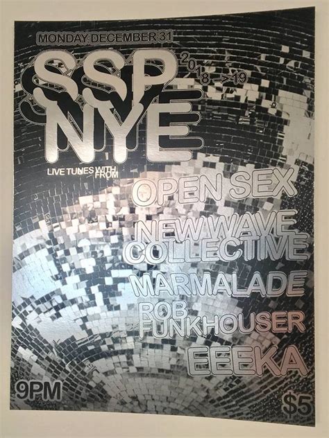 Ssp Nye Open Sex New Wave Collective Marmalade Funkhouser