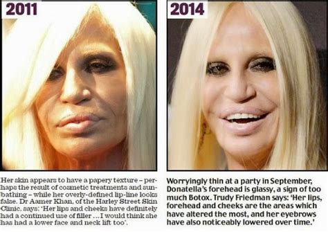 Photos How Donatella Versace Transformed Herself Into A Human Waxwork Welcome To Linda Ikeji