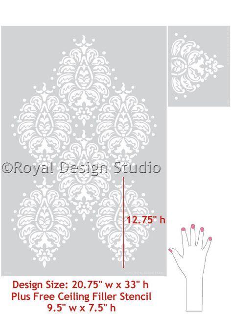 157 Best Stencils Images Stencils Stencils Wall Royal Design Studio