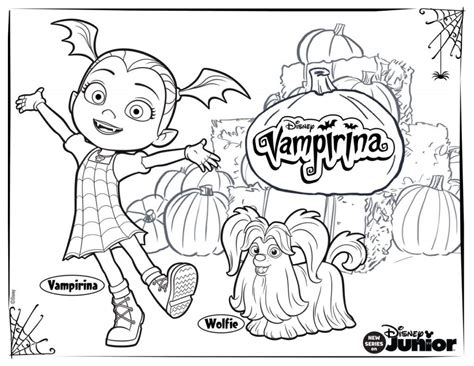 When they sit for long coloring pages to print, it assists the child keep his on something and will definitely establish his. Free printable Vampirina coloring pages | Halloween ...