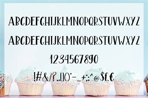 Mint Cupcake Font Duo