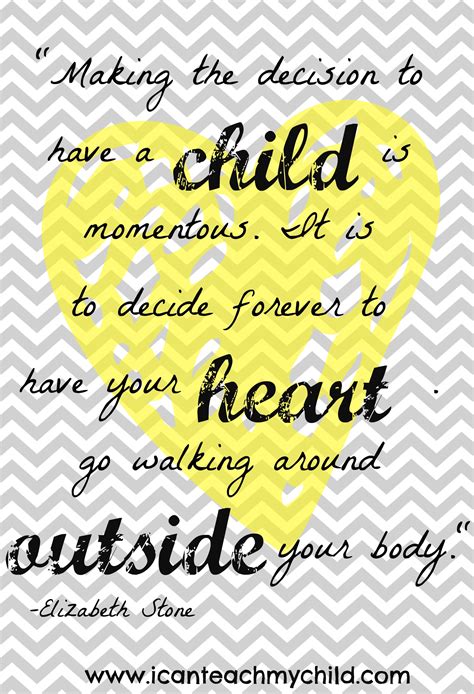 'there's a child in all of us! Printable Art: Making the Decision to Have a Child is Momentous - I Can Teach My Child!