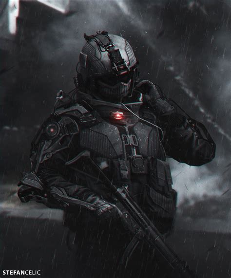 Artstation Soldiers Stefan Celic Future Soldier Futuristic Armour Sci Fi