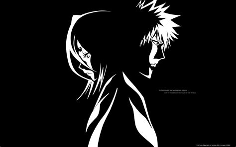 1024x768 Resolution Black And White Anime Illustration Bleach