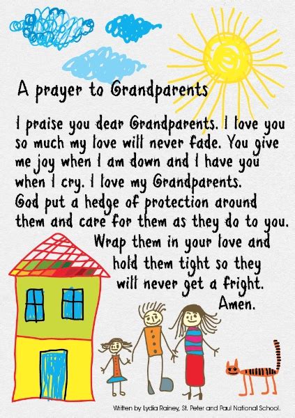 Childrens Prayers For Grandparents Catholic Grandparents Association