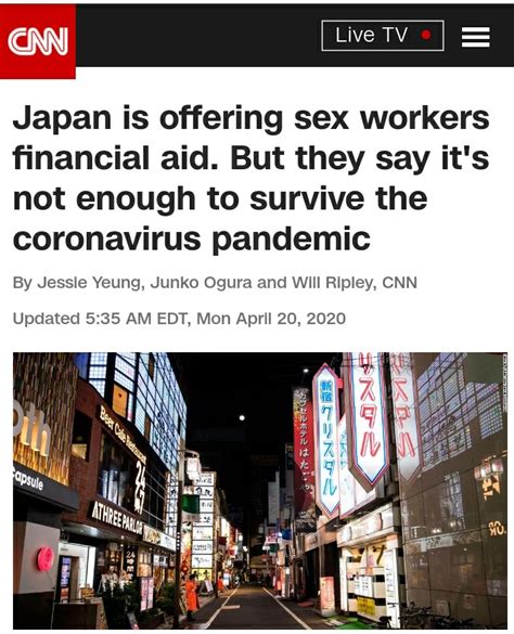 Sex Workers Coronavirus News Headlines For The Month Of April Wow