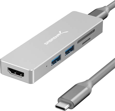 Sabrent Port USB Type C Multiport HUB HB HUCR Amazon com mx Electrónicos