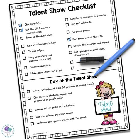 Talent Show Sign Up Sheet Free Template You Can Use A Sign Up Sheet