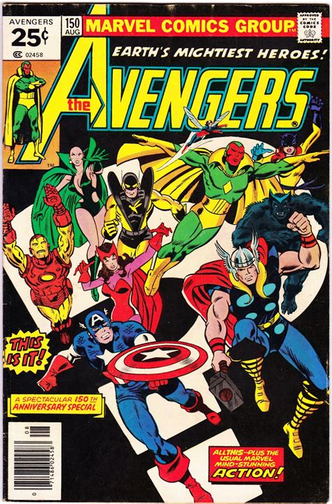 Avengers 150 1st Series 1963 August 1976 Marvel Comics Etsy In 2020