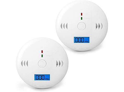 Carbon monoxide alarms work in one of three ways. Carbon Monoxide Detector Alarm, GLBSUNION Digital Display ...