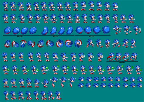 Young Dreamcast Sonic Sprite Sheet By Leo87sonic On Deviantart