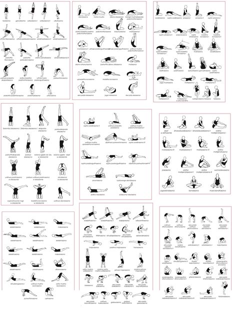 Yoga Poses Beginner To Advanced To Print Fit And Fine Yoga