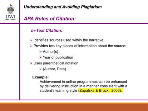 In Text Citations Apa 6th Ed