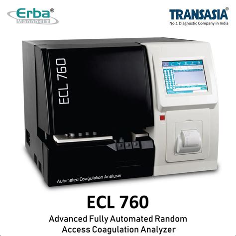ECL 760 Transasia Advanced Fully Automated Random Access Coagulation