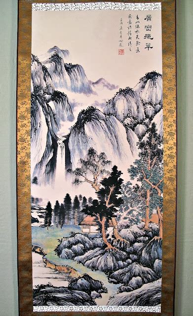 Beautiful Chinese Paintings Interesting Vintage Chinese Scroll