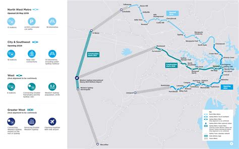Sydney Metros Latest Proposed Route Map Now Including Metro West