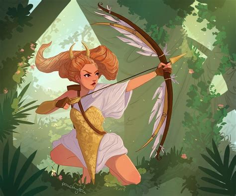 Artemis Goddess Of The Hunt Wild Animals And Chastity Her Symbols Are