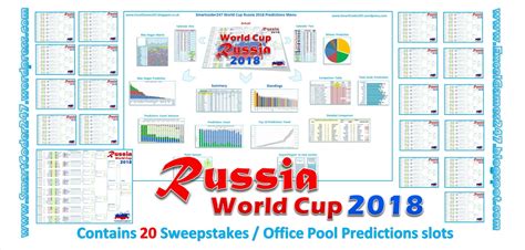 Smartcoder 247 Russia 2018 World Cup Football Excel Templates Buy