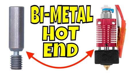 High Temperature All Metal Bi Metal Hot End Upgrade Ender Youtube