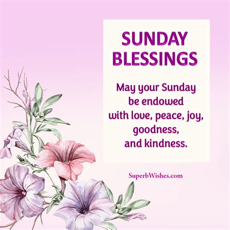 Beautiful Sunday Blessings Images Superbwishes