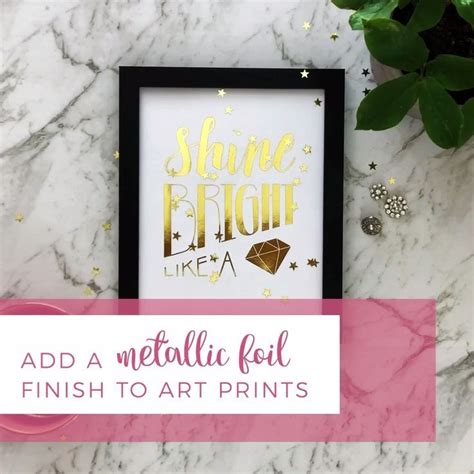 Sparkle Shine Wall Art With A Stunning Gold Foil Gold Foil Wall Art