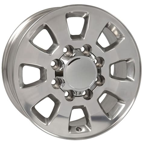 Gmc Sierra Wheels Cv75a 8 Lug Sierra Rims Polished 18 Inch Gmc