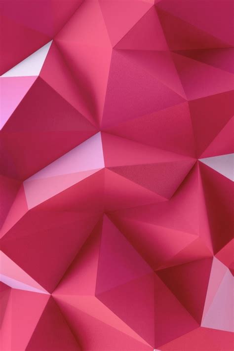 Pink Triangles 640 X 960 Iphone 4 Wallpaper
