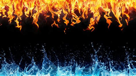Water Vs Fire Wallpapers Wallpaper Cave