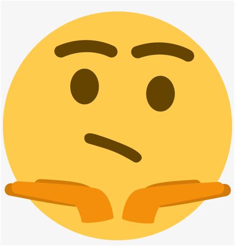 Shrugging Discord Shrug Emoji Free Transparent Png Download Pngkey