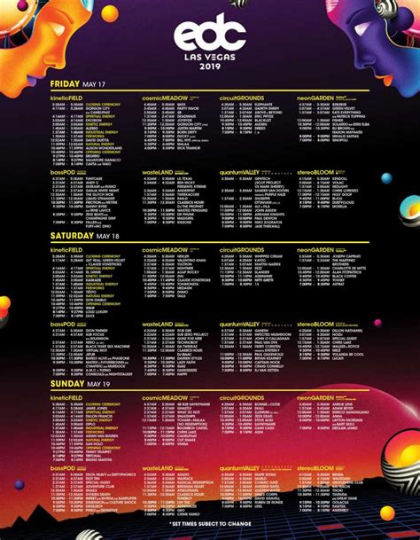 edc las vegas 2019 set times edm identity