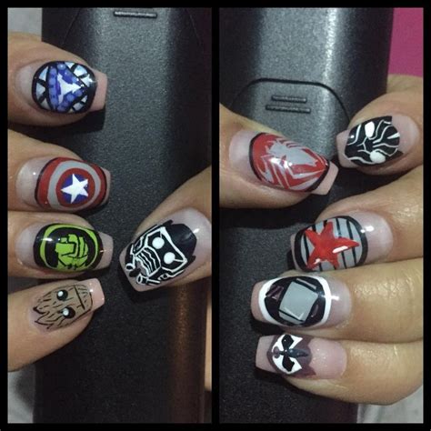 30 Marvels Avengers Nail Art Designs Marvel Nails Avengers Nails