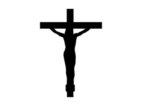 Jesus Silhouette Jesus On The Cross Christian Cutting File Etsy Uk