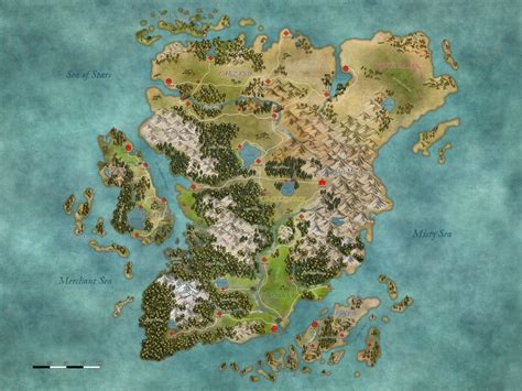 My First Continent Map For My Dnd Homebrew World Elthira Feedback