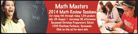 Southern Mamas Blog Archive Math Masters Summer Sessions In