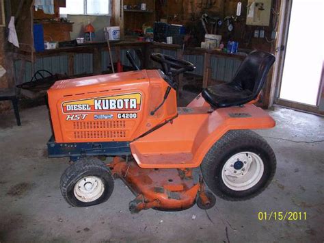 Value Of Lawn Tractor Kubota G4200 Yesterdays Tractors