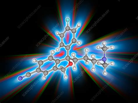 Citalopram Drug Molecule Stock Image F0170276 Science Photo Library