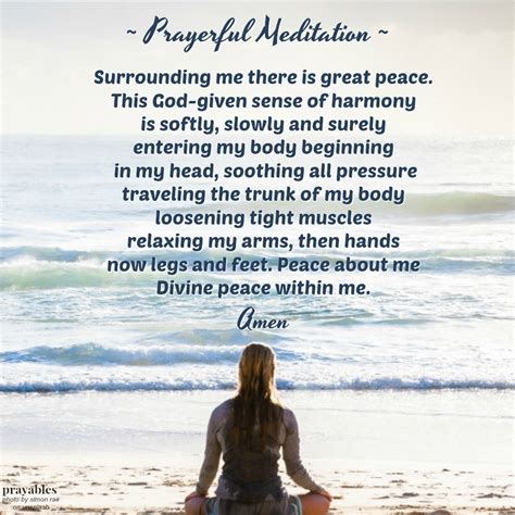 Prayer Prayerful Meditation Prayables
