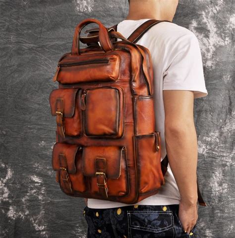 Premium Leather Backpack For Men Leatherya